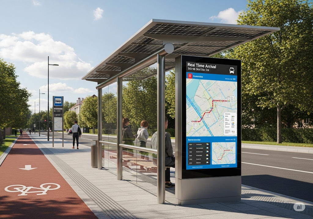 Bus Stop Digital Signage