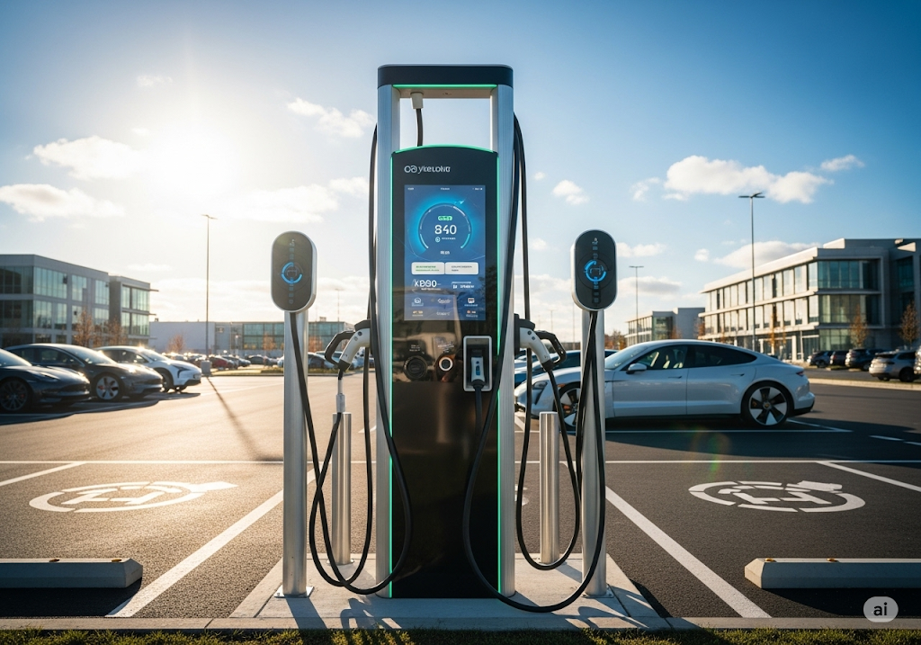 EV Charging Station Display