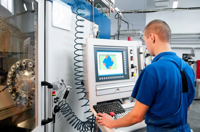 CNC Machines in Factory Workshop
