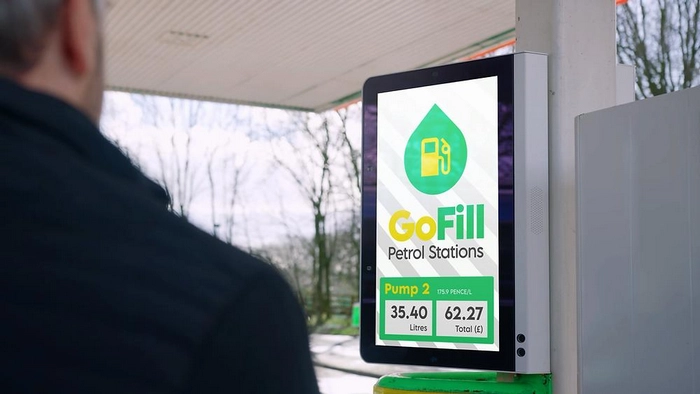 Gas Station Fuel Forecourt Display