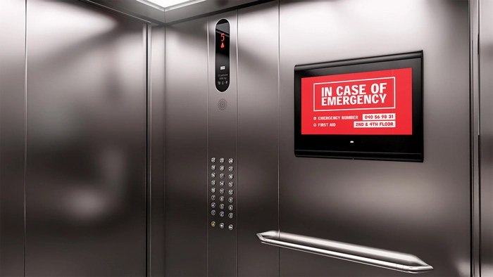 Elevator Digital Signage and Narrowcasting