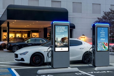 EV Charging Station Display