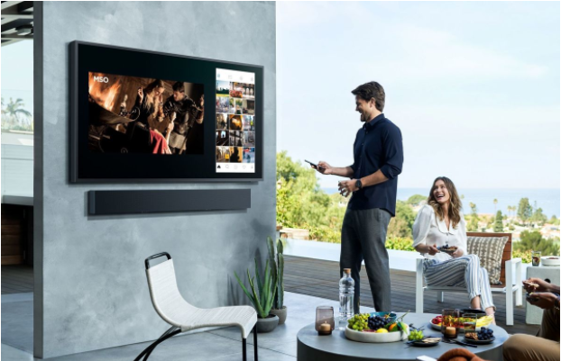 Risinglcd 50" 55" 75" inch The Terrace Outdoor QLED Smart  TV 