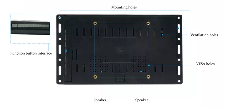 32 inch open frame lcd module for advertising display