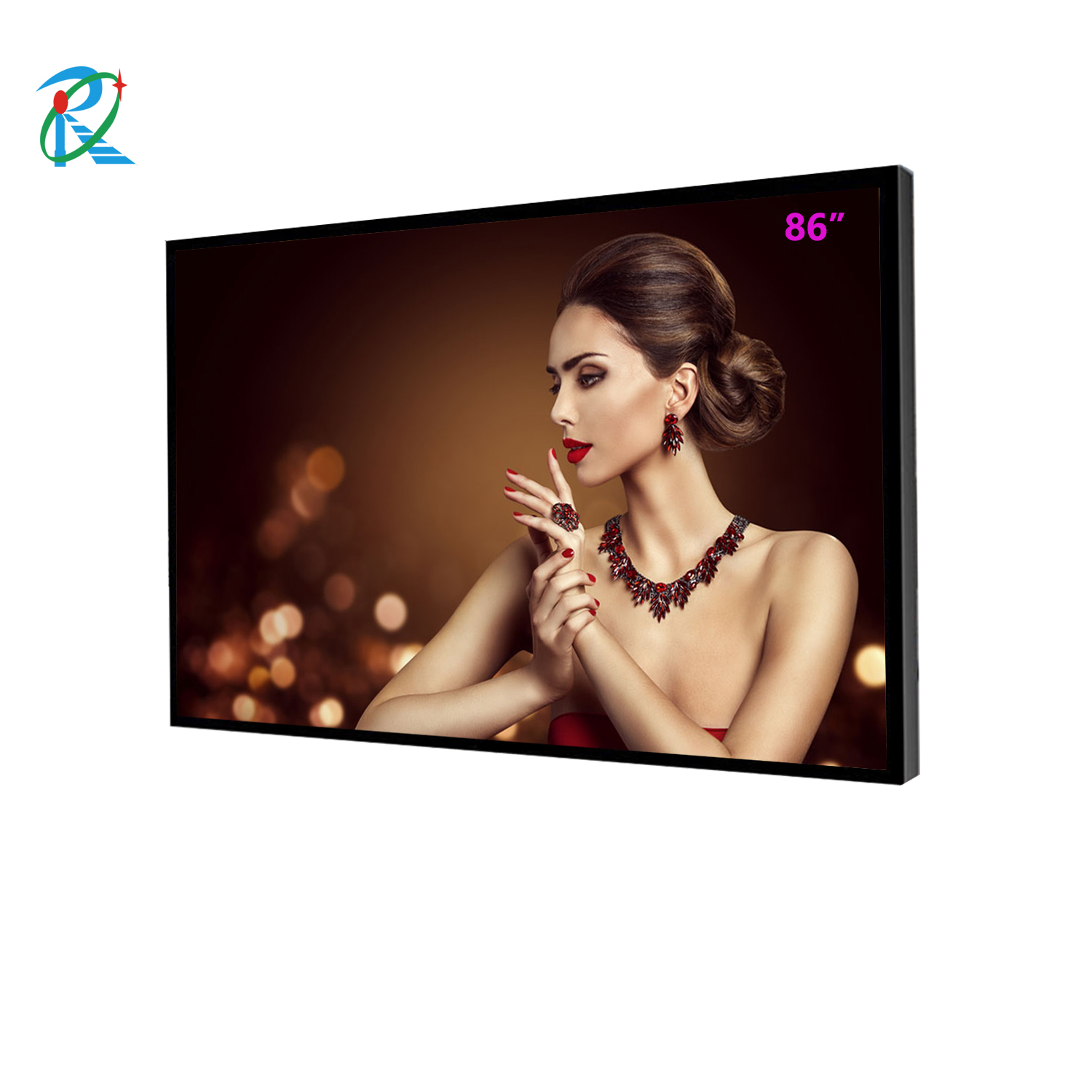 86inch UHD 4K outdoor signage lcd open frame screen 