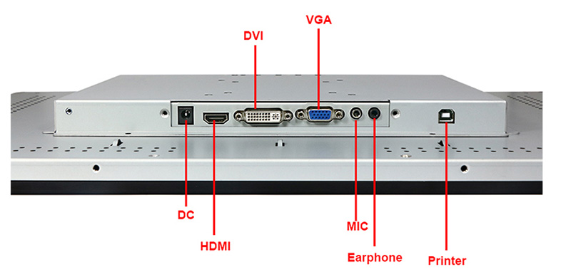 15 inch touch display monitor