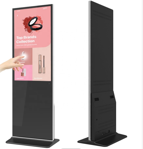 55 inch touch screen floor standing display 