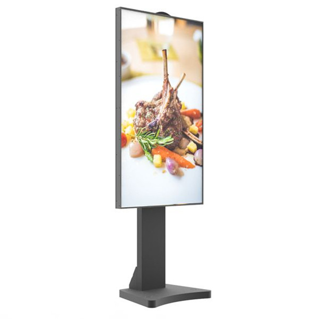  75 inch 4K outdoor window facing Advertising display