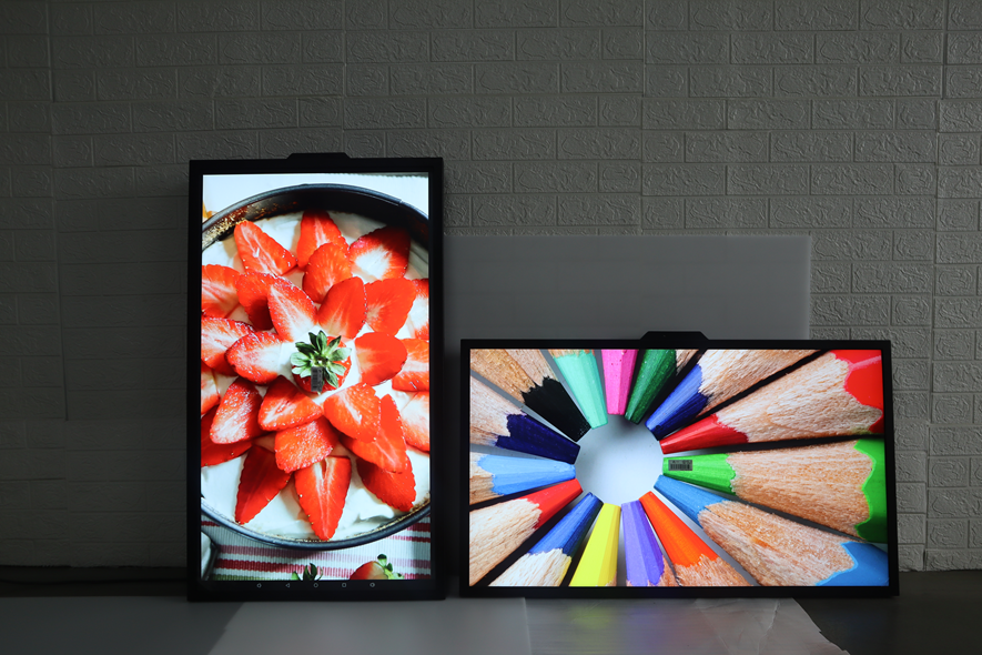 65 inch RisingLCD outdoor high brightness window-facing Display 3000 nits