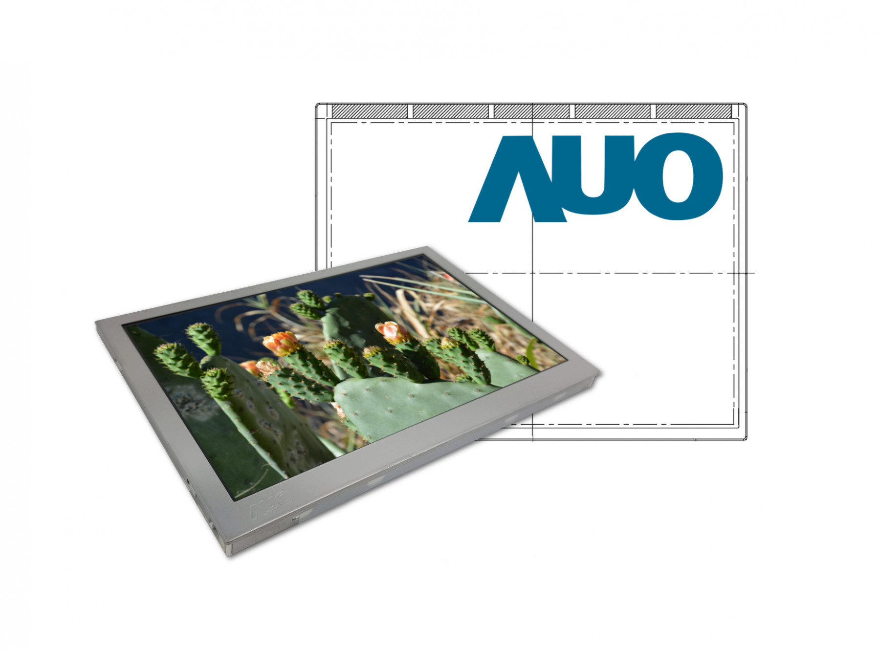 RisingLCD 24 inch 1920*1200 IPS AUO display G240UAN01.0 lcd panel with 900 cd/m2 sunlight readable