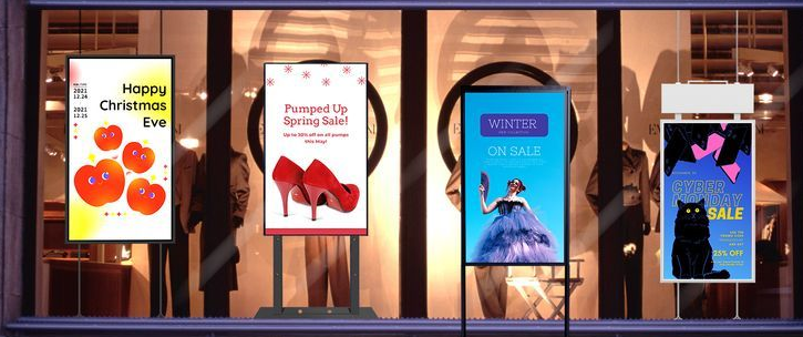 BOE 32 inch industrial outdoor window facing display with 3500nits high brightness