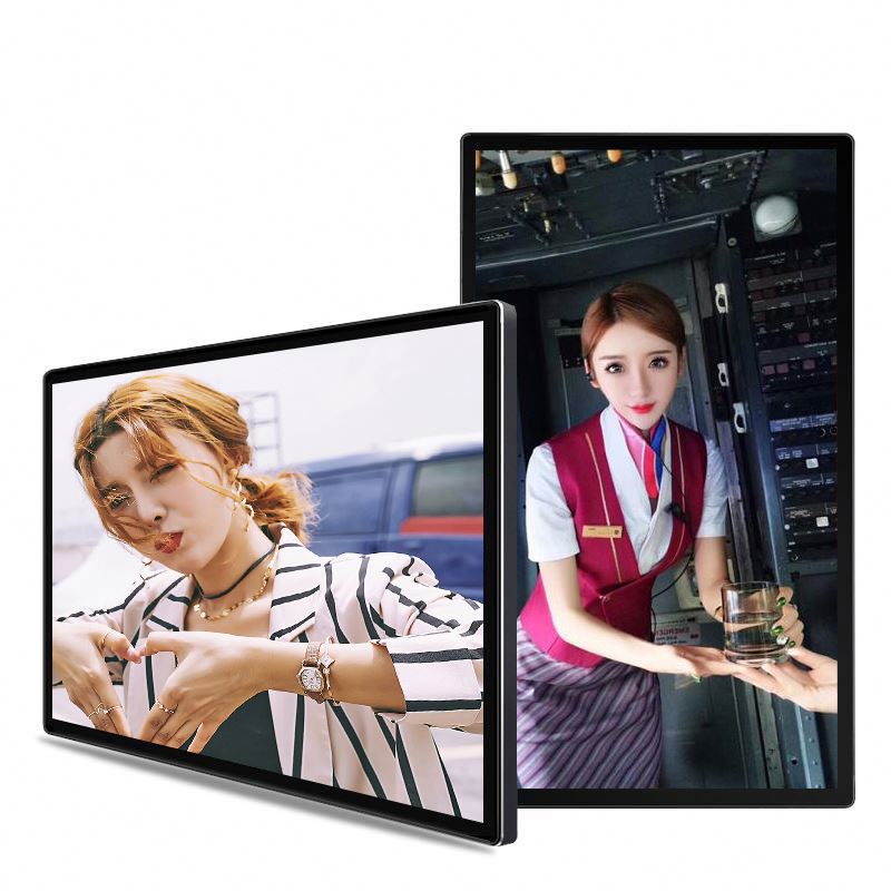 55” 4K UHD Window Digital Signage Display high brightness