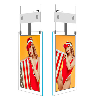 55" double side high brightness window facing display