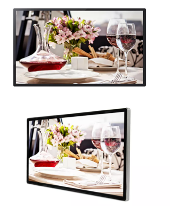 65inch Ultra high brightness digital window facing display 4000 cd/m²