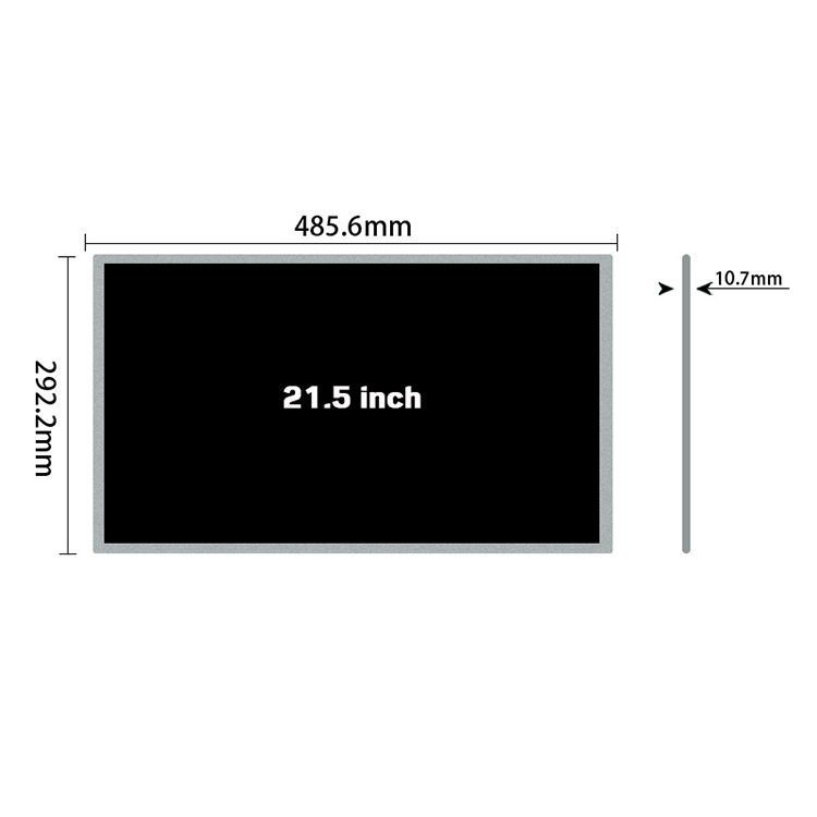 21.5 inch 2000nits sunlight readable industrial LCD display