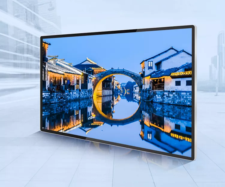 43 inch high brightness wall mounted LCD display