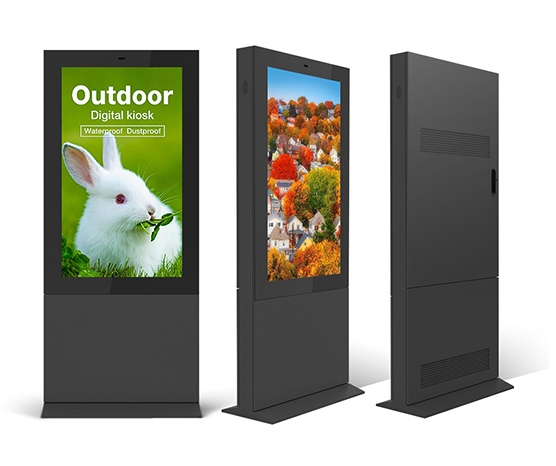 65 inch outdoor IP65 free standing LCD display