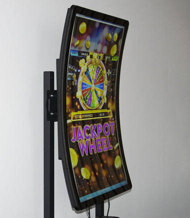 R1500 curve 43 inch LCD display for USA casino gaming 