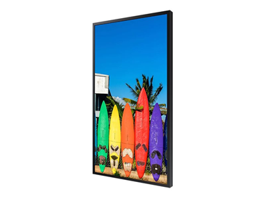 OM55B samsung 55 inch window facing LCD display with 3000 nits high brightness