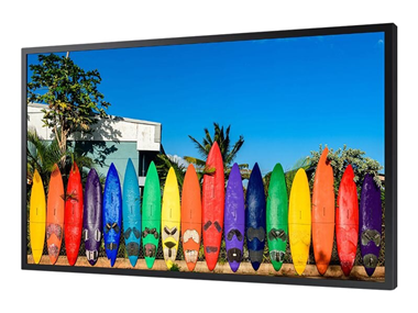 OM55B samsung 55 inch window facing LCD display with 3000 nits high brightness