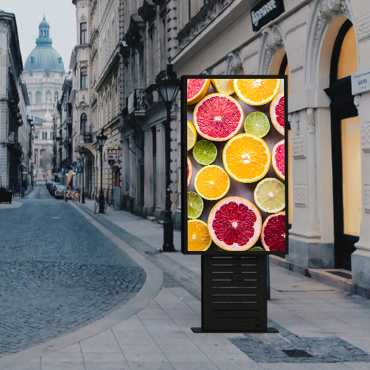 86 inch sunlight readable outdoor digital LCD kiosk with 4000 nits high brightness