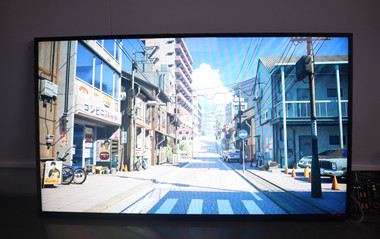 75inch UHD high brightness LCD TFT panel with 3500nits brightness for window facing display 