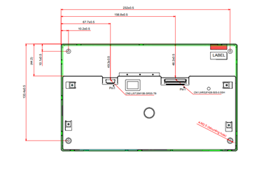 10.2 inch full HD outdoor sunlight readable TFT LCD display modules