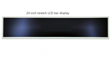 24 inch ultra wide stretched LCD digital signage display