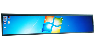 24 inch ultra wide stretched LCD digital signage display