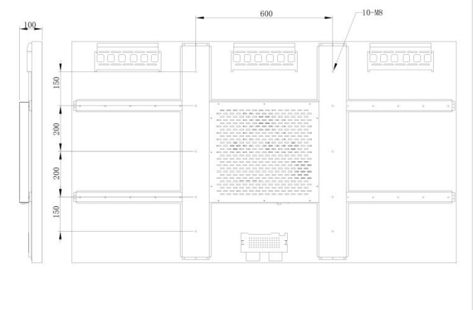 75 inch high brightness open frame TFT LCD panel