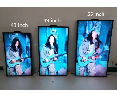 3500 nits high brightness 43 inch window facing display