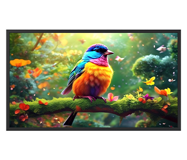 32 inch industrial high brightness LCD panel with thin bezel