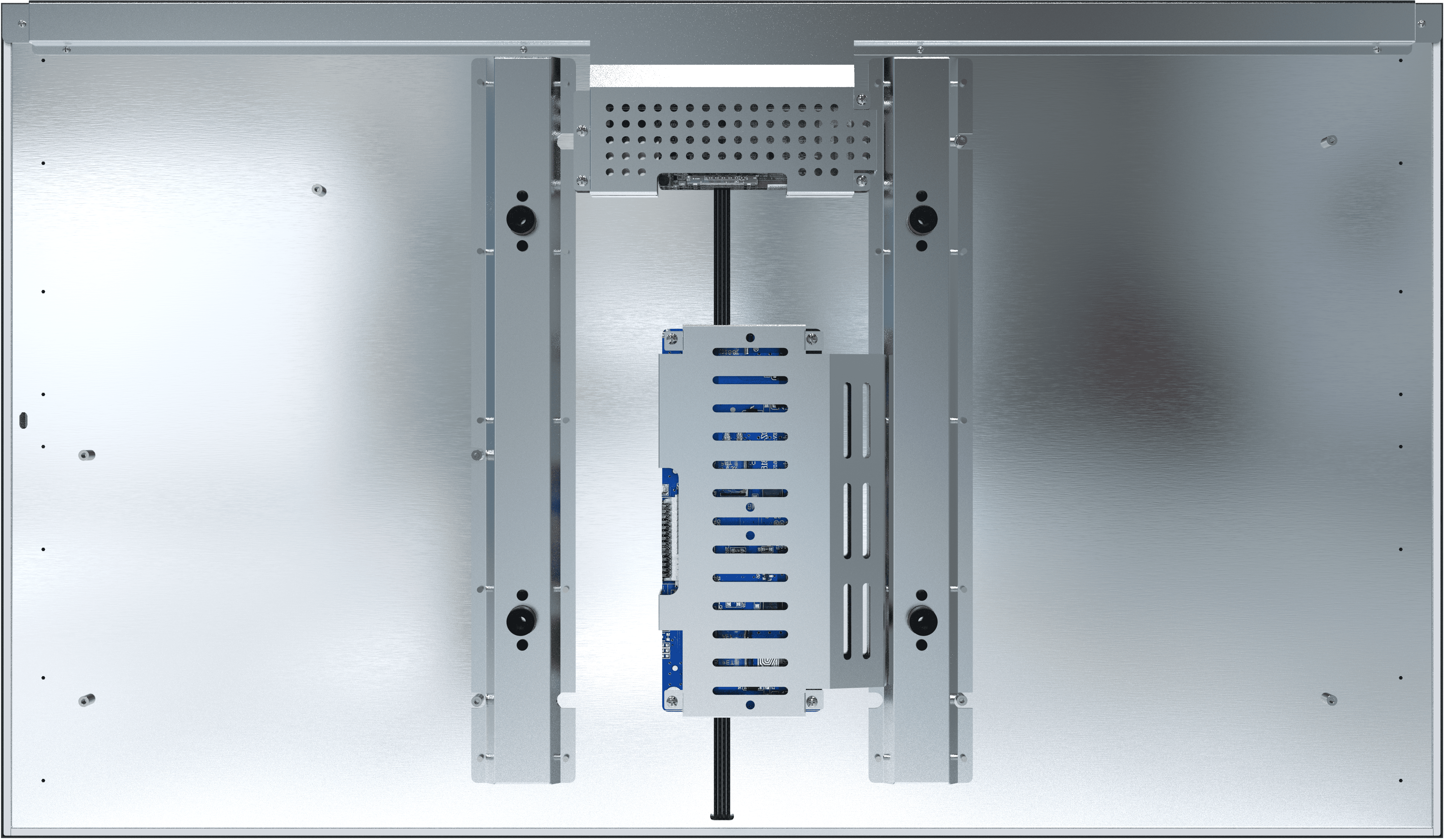 32 inch industrial high brightness LCD panel with thin bezel