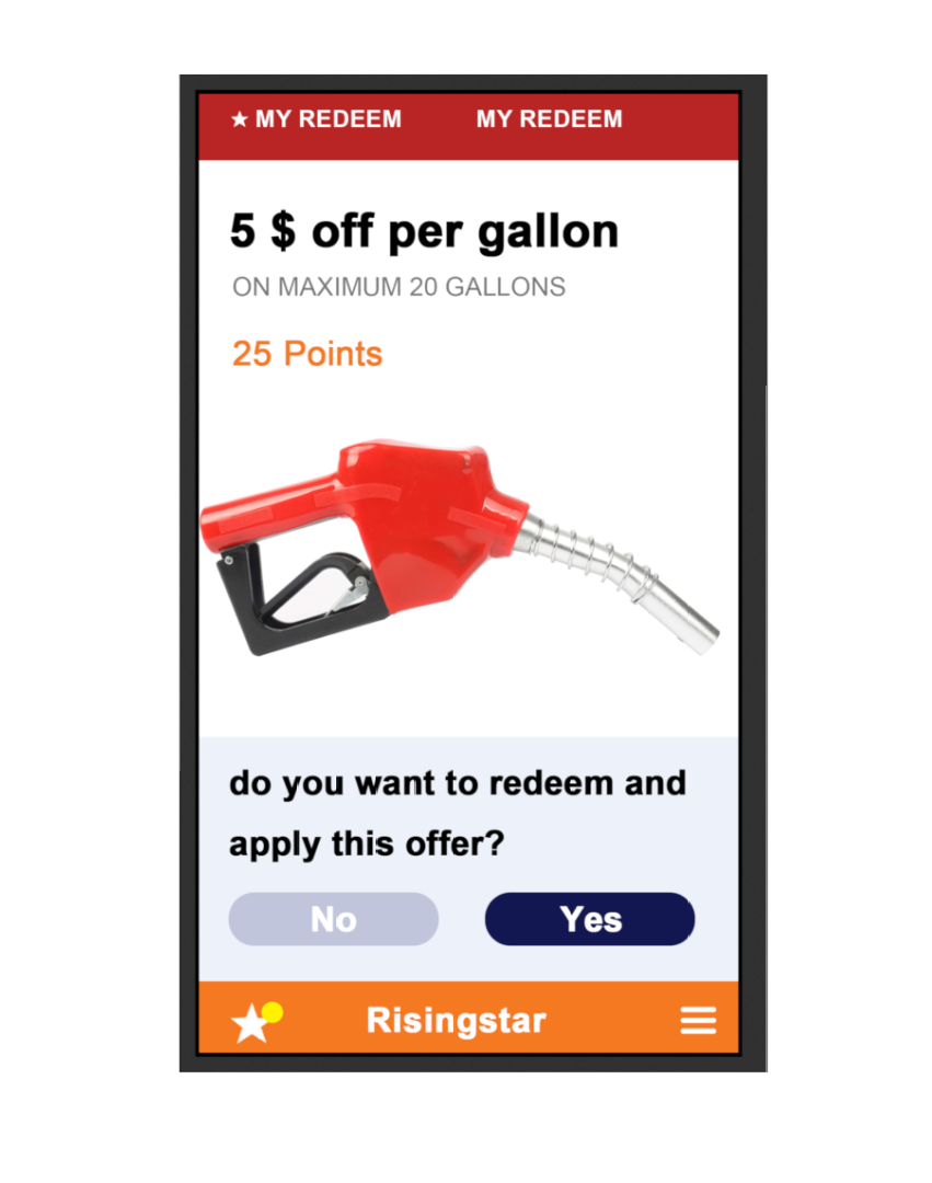 27 inch gas pump TV P-CAP touch screen LCD monitor