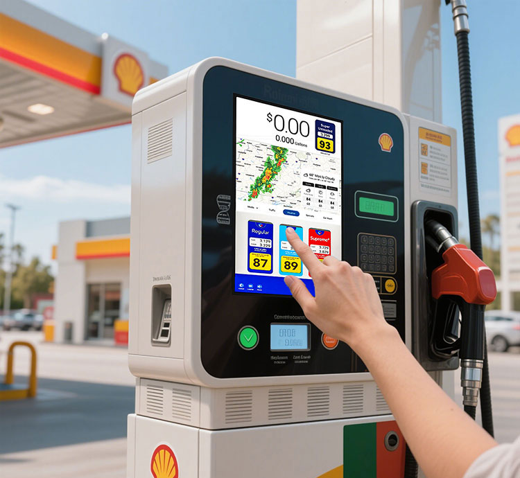 21.5 Inch Fuel Dispenser Touch Monitor