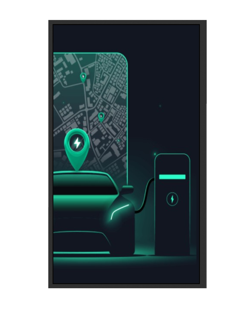 21.5 inch outdoor high brightness EV charging pile display