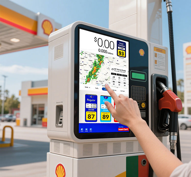 32 inch Fuel Dispenser Touch Display