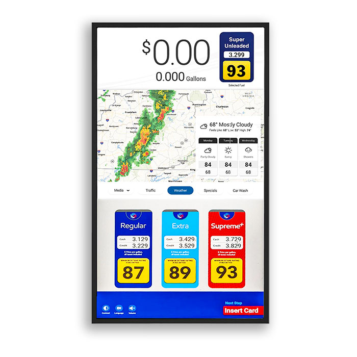 27 Inch Gas Station Touch Monitor