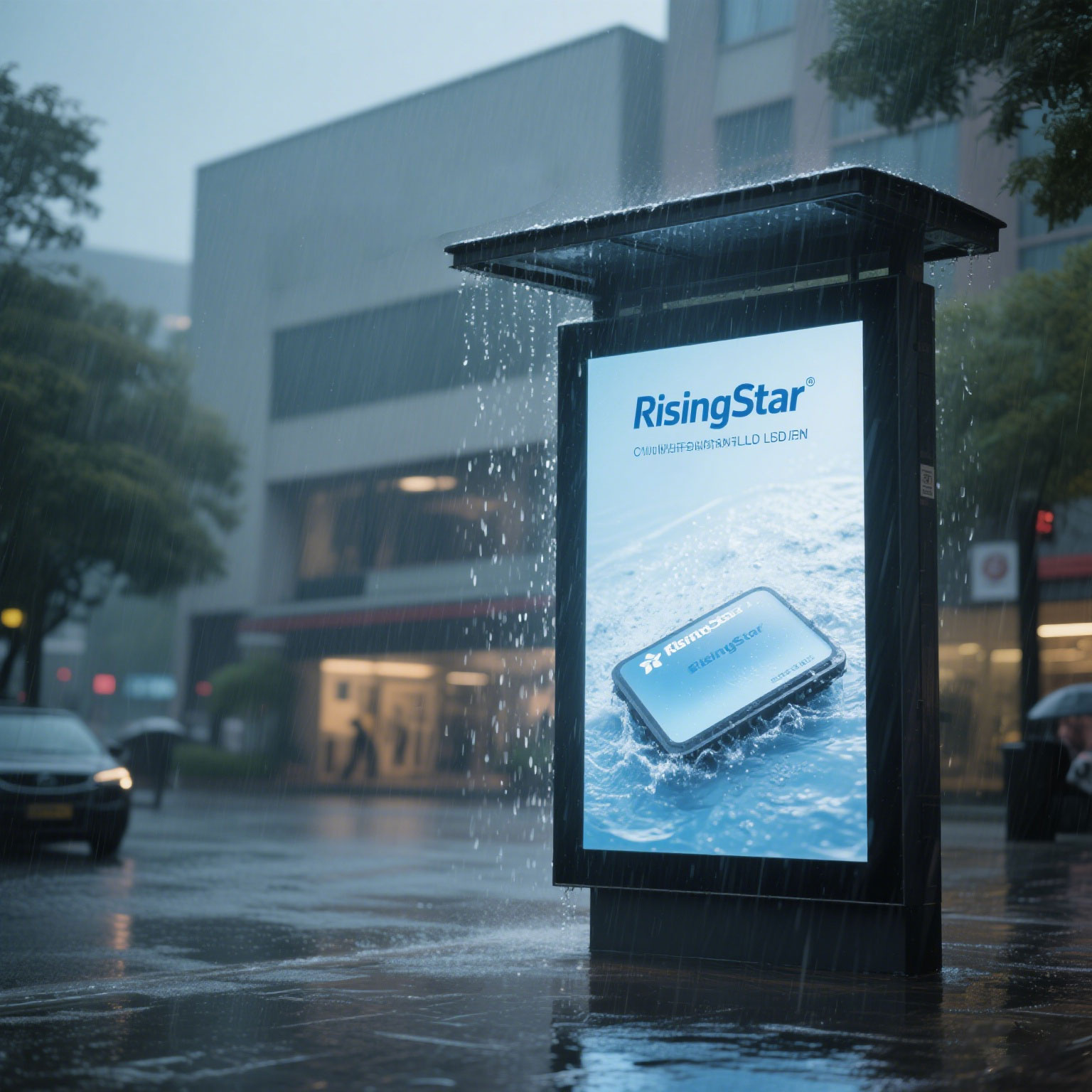 65 Inch High Brightness Outdoor Waterproof LCD Monitor 