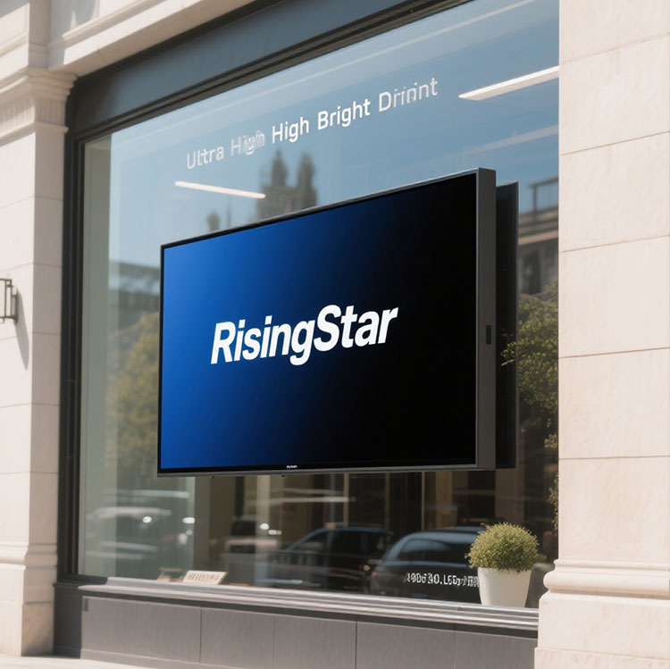 49 inch ultra thinner high brightness window facing display