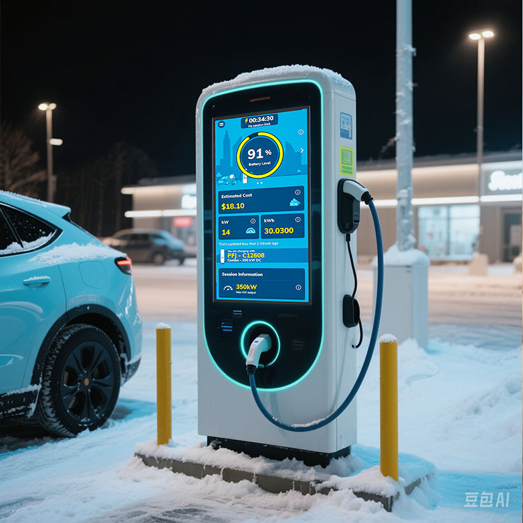 21.5 inch EV Charging Station Digital Display