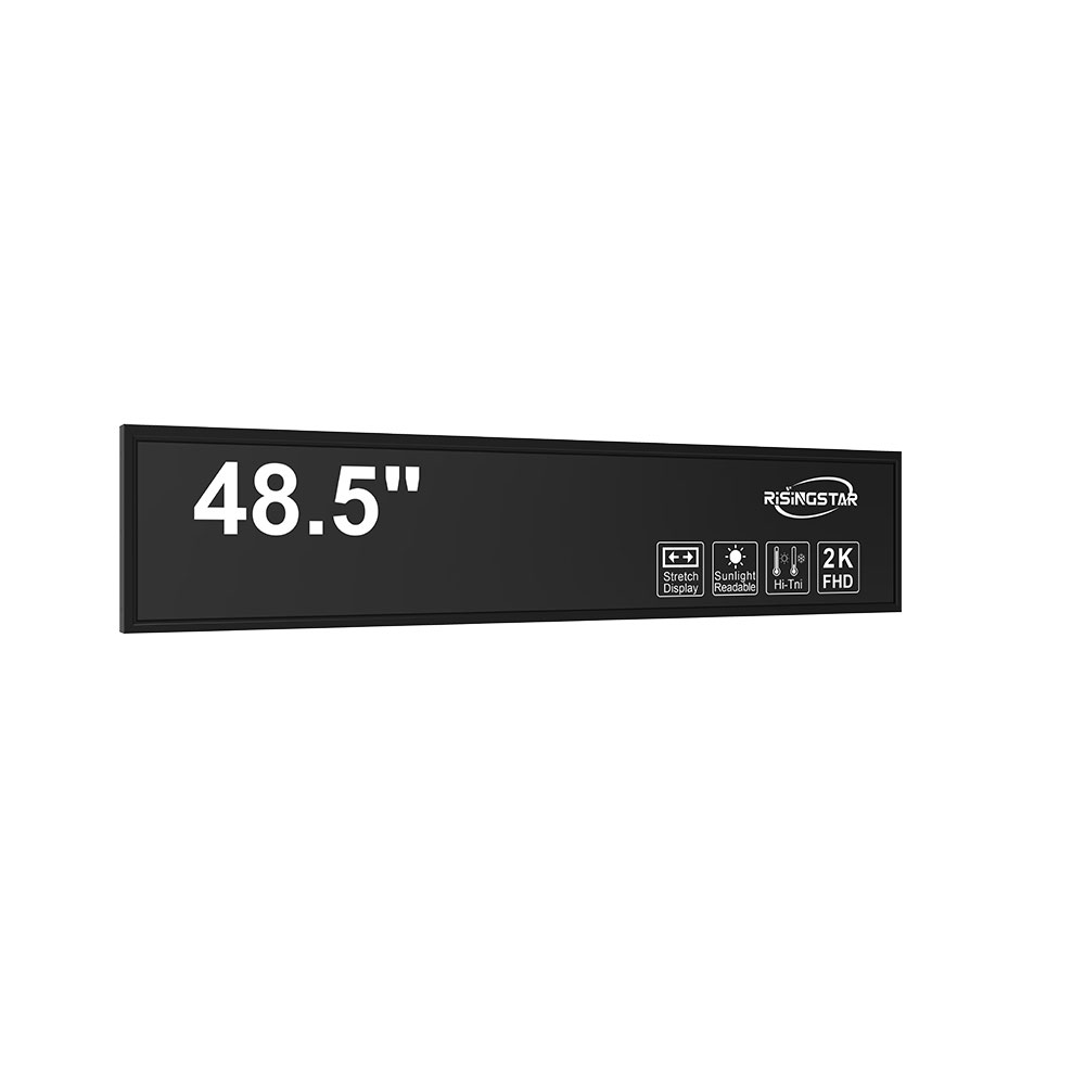 48.5 inch high brightness stretch LCD panel for passenger information