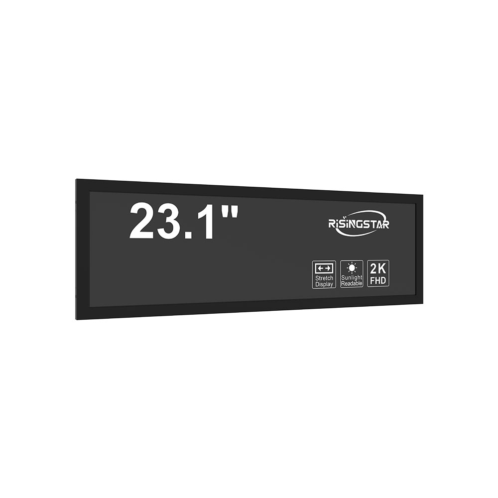 23.1 inch stretch high brightness LCD display for shelf