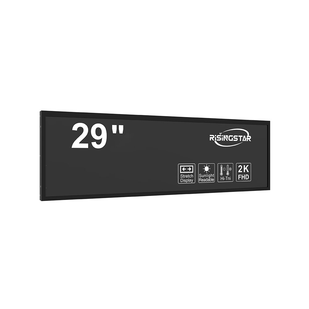 29 inch high brightness stretch LCD panel for passenger information display