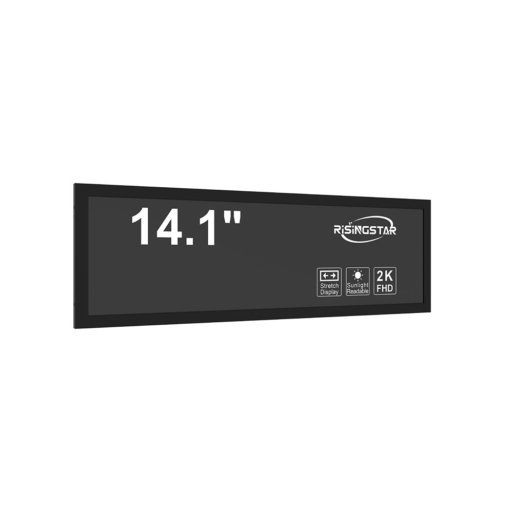 14.1 inch high brightness stretch LCD panel for passenger information