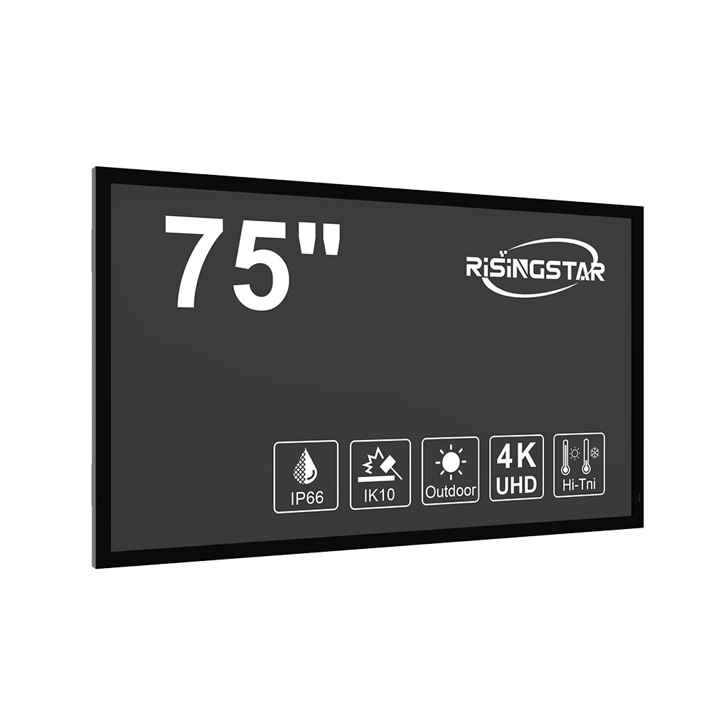 75 Inch Ultra High Brightness Window Facing Display 