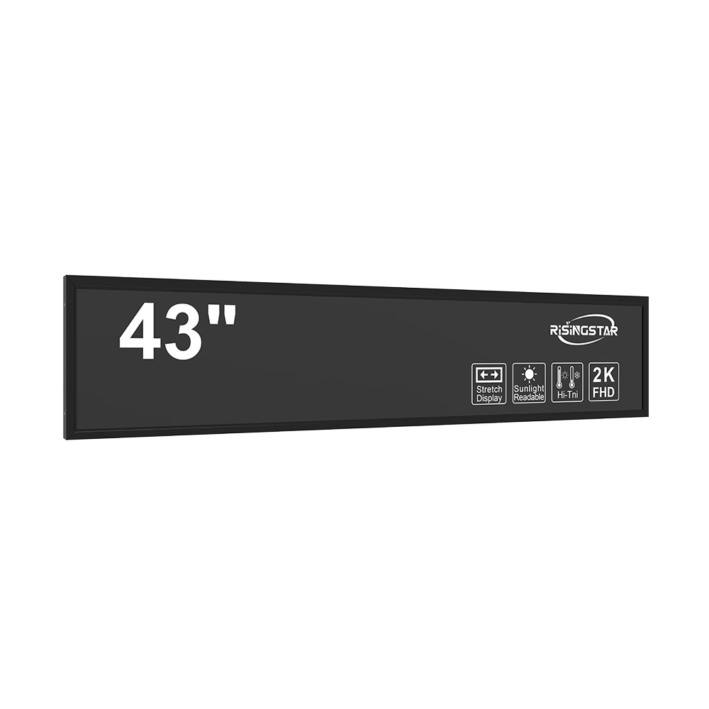 43inch Stretched TFT LCD panel for passenger information display 