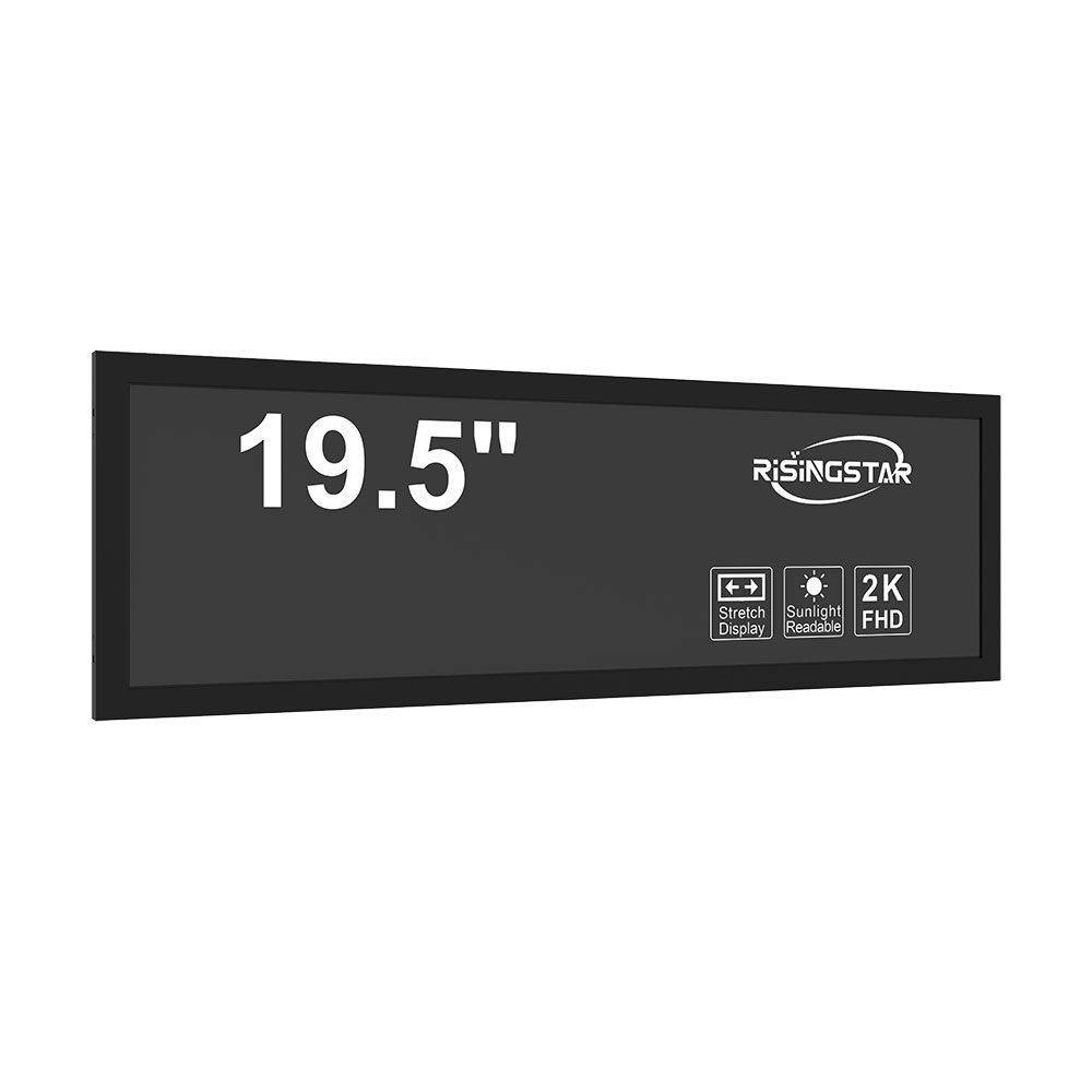 19.5 inch 500 nits high Brightness Stretch Bar LCD Panel