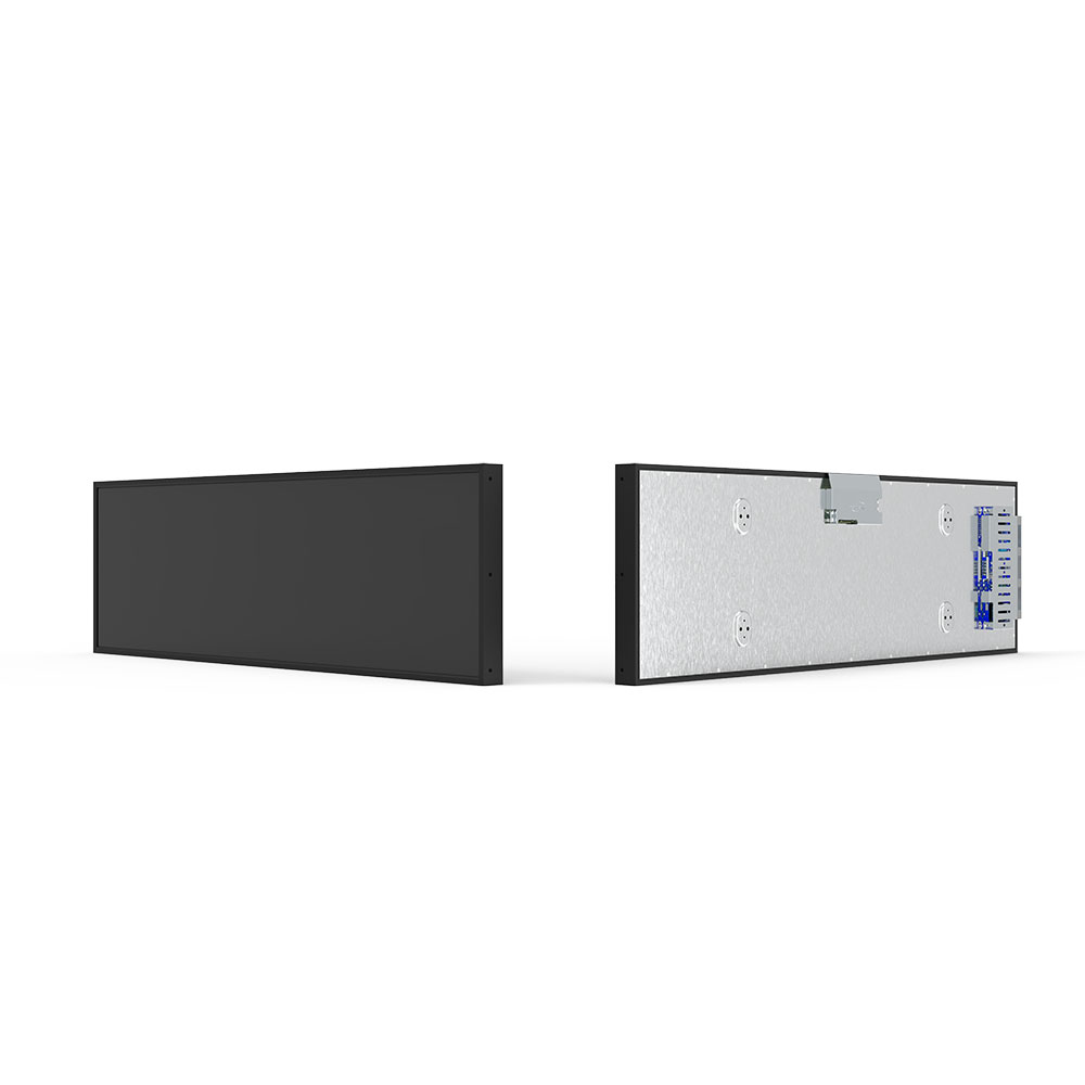 37.6 inch stretch TFT LCD digital signage for public transport station