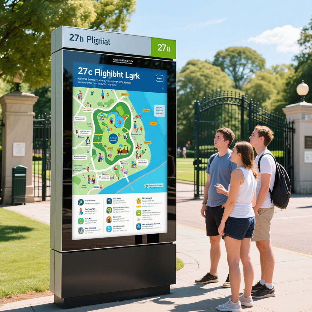 86 inch high brightness passenger information display